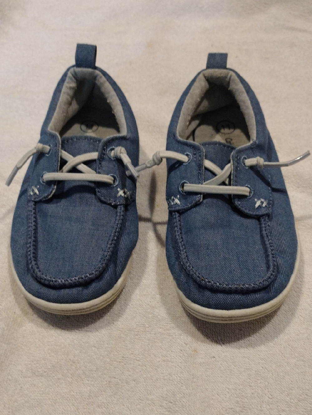 2 For 8 Dollars SALE, Cat &Jack Kids Denim-Style Blue Casual Slip-On Shoes